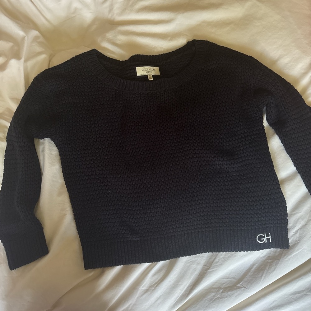 Gilly Hicks navy knit Crew Neck Sweater